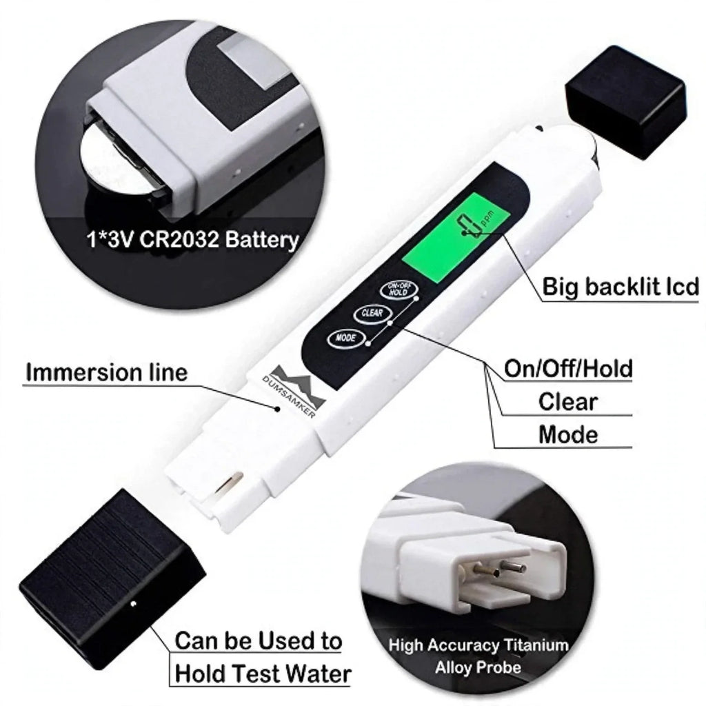 TDS Meter Water Tester – Check Water Density