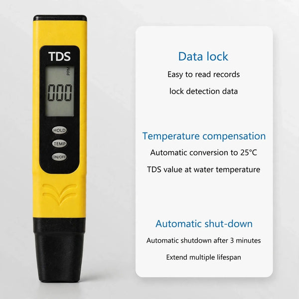 TDS Tester Digital LCD Water Quality Testing Pen