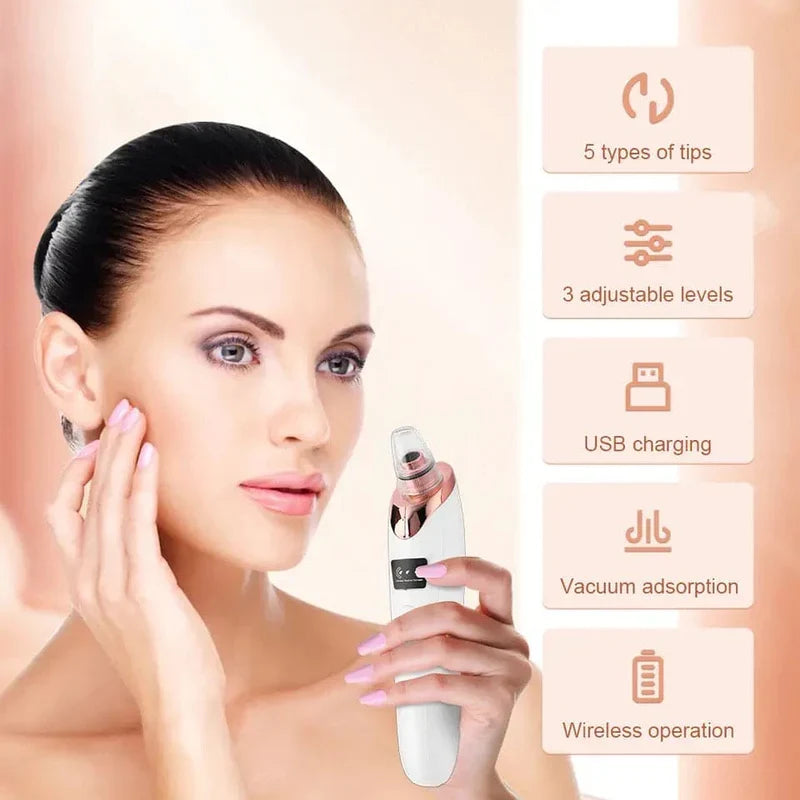 Facial Beauty - 5 in 1 Blackhead Remover Machine