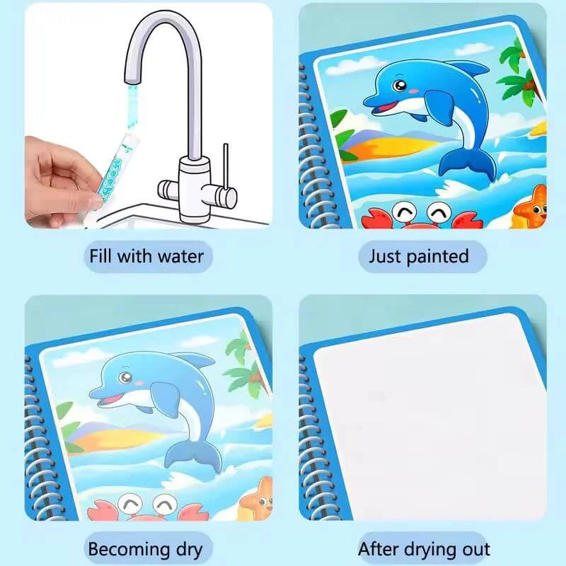 Magical Water Drawing Book